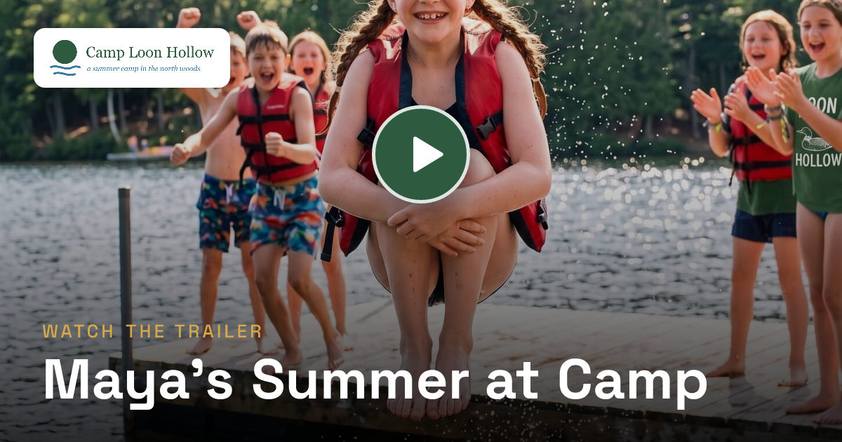A link preview card with the camp's logo